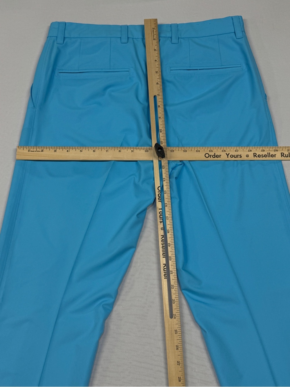 J.Lindeberg Men's Golf Performance Pants Blue, Slim Fit, 32x34 - Picture 8 of 9